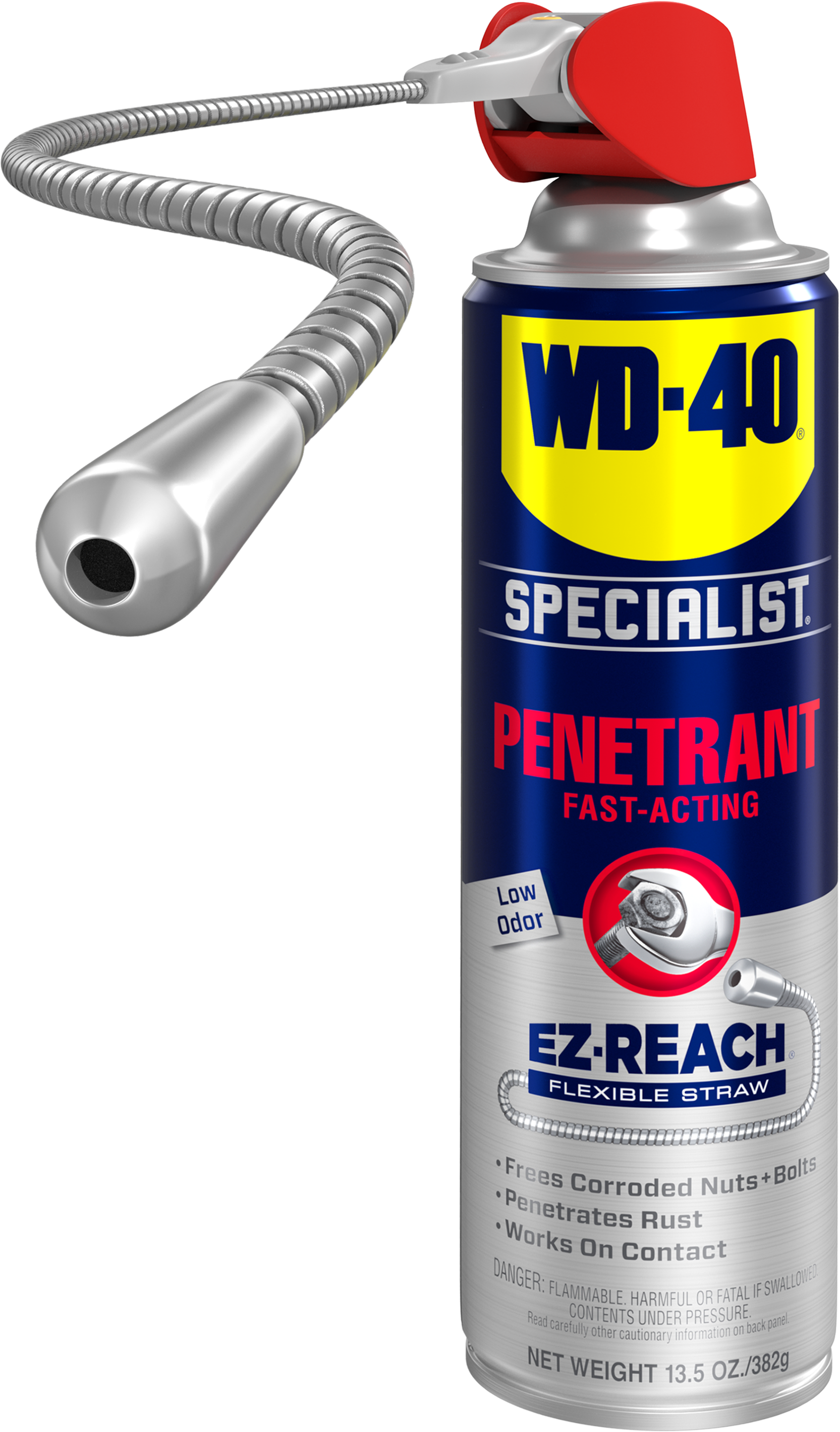 Rust Penetrant & Cleaner Spray with Flexible Straw