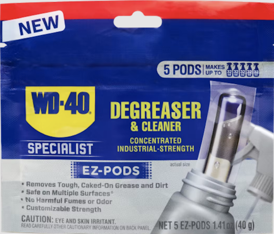 ezpod degreaser feature }