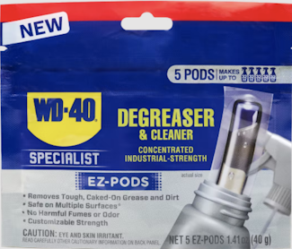 WD-40 SPECIALIST® DEGREASER AND CLEANER EZ-PODS WD-40 SPECIALIST® DEGREASER AND CLEANER EZ-PODS
