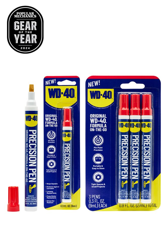 WD-40 Original Formula- Precision Pen On-The-Go, Lubrication with Pin-Point  Precision, Controlled Flow. Portable, Easy to Hold, Easy to Store, Ideal  for Small and Tights Spaces, 0.3 fl oz [3-Pack]: : Tools & Home  Improvement