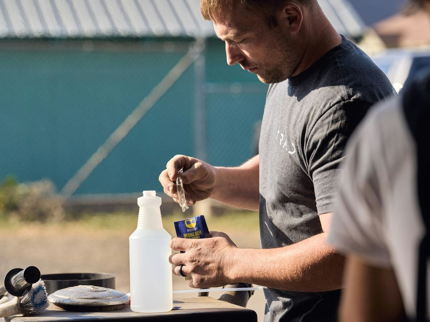 Easier Cleaning and Degreasing Even at the Track