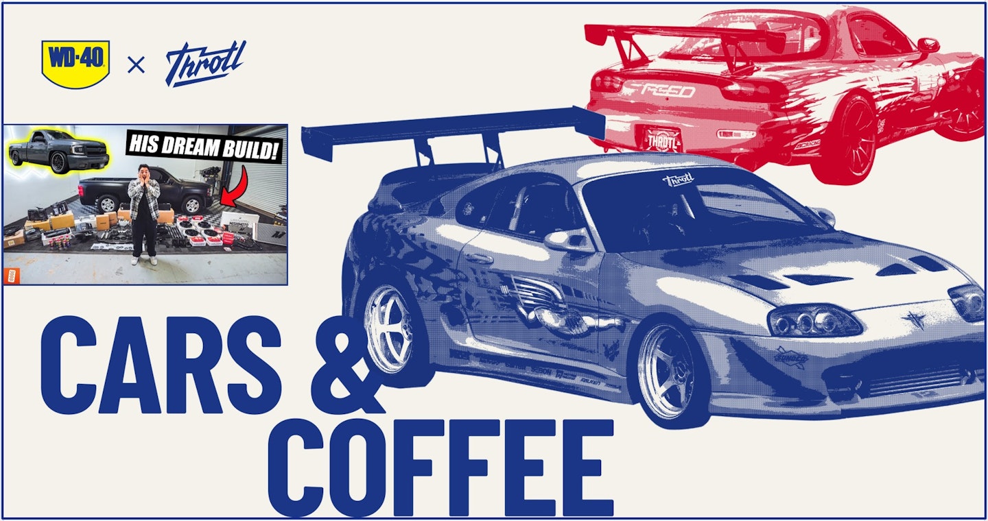 Throtl’s Dream Build #8 + “Cars and Coffee” at WD-40 Company Headquarters