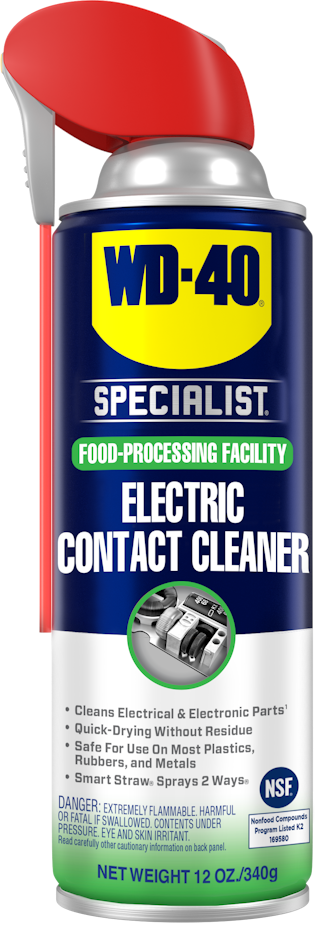 WD-40 Specialist® Food-Processing Facility Electric Contact Cleaner WD-40 Specialist® Food-Processing Facility Electric Contact Cleaner