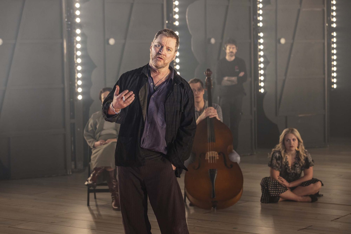Föreställningsfoto från "Bröderna Mozart". Foto: Mats Bäcker