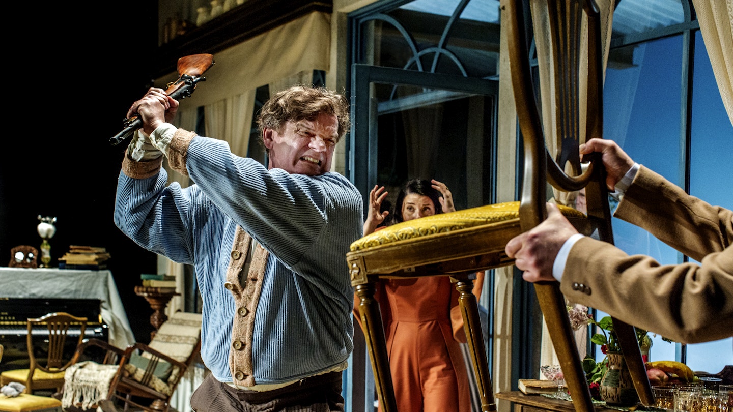 Benjamin Moliner och Ruth Vega Fernandez i "Onkel Vanja". Benjamin Moliner och Ruth Vega Fernandez i "Onkel Vanja".