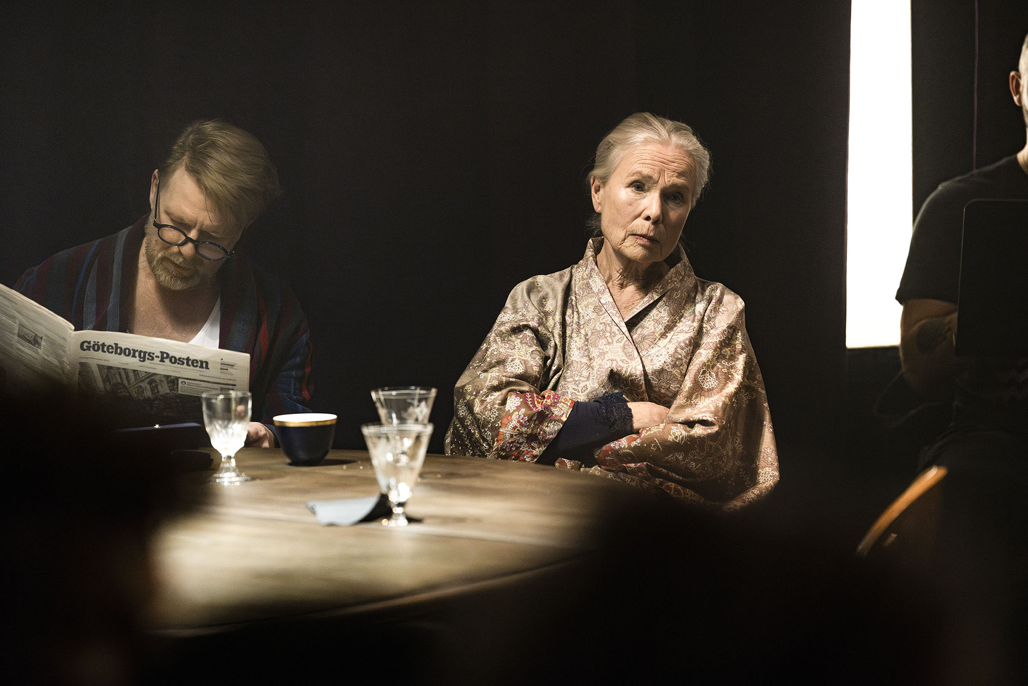 Pelle Grytt och Maria Hedborg i "Bobby Fischer bor i Pasadena".