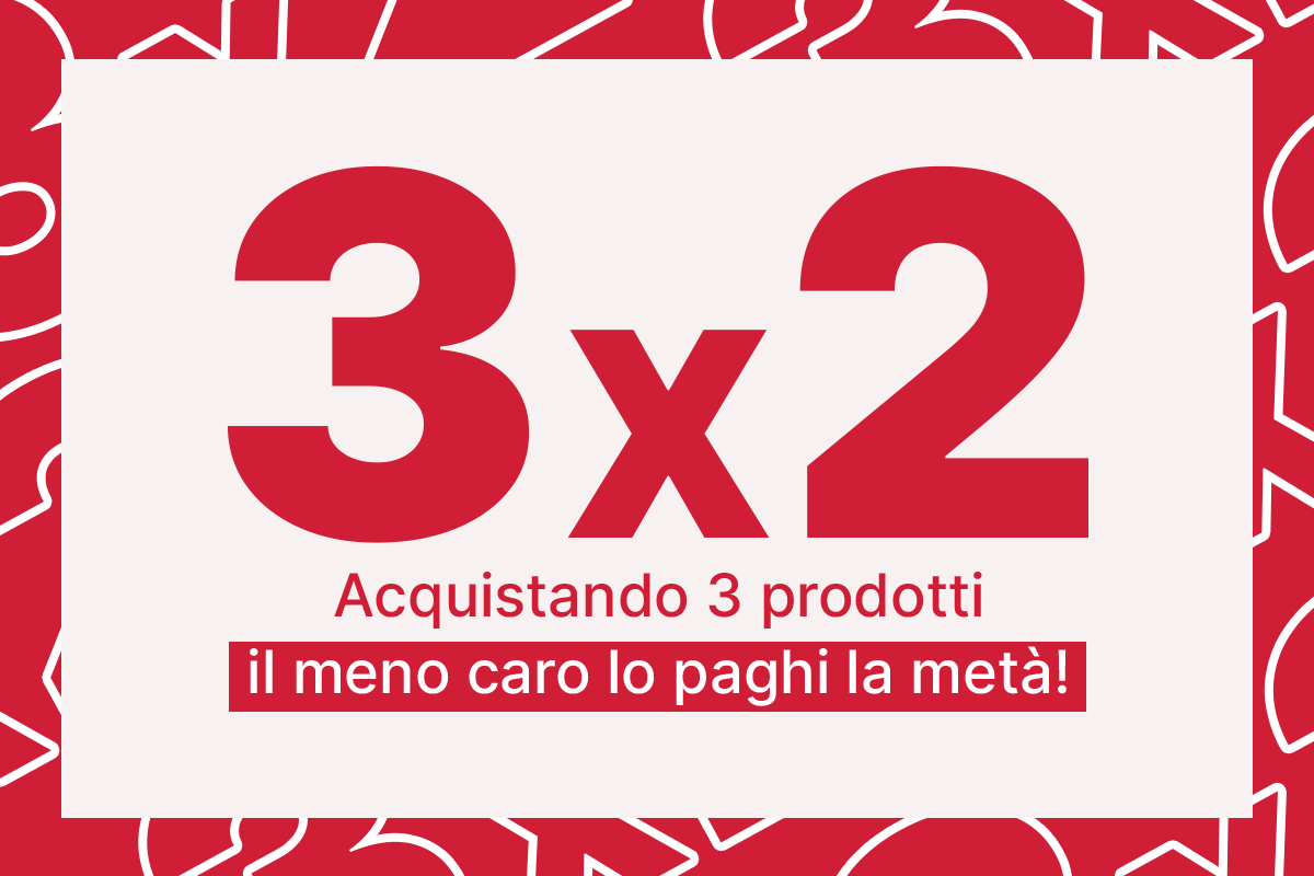 3x2 - Il meno caro lo paghi la metà