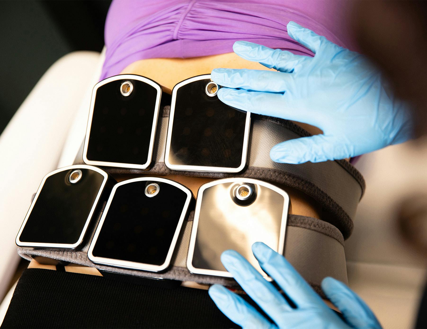 recieving treatment on back