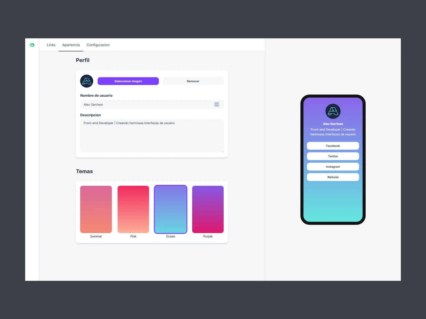 linkthree themes