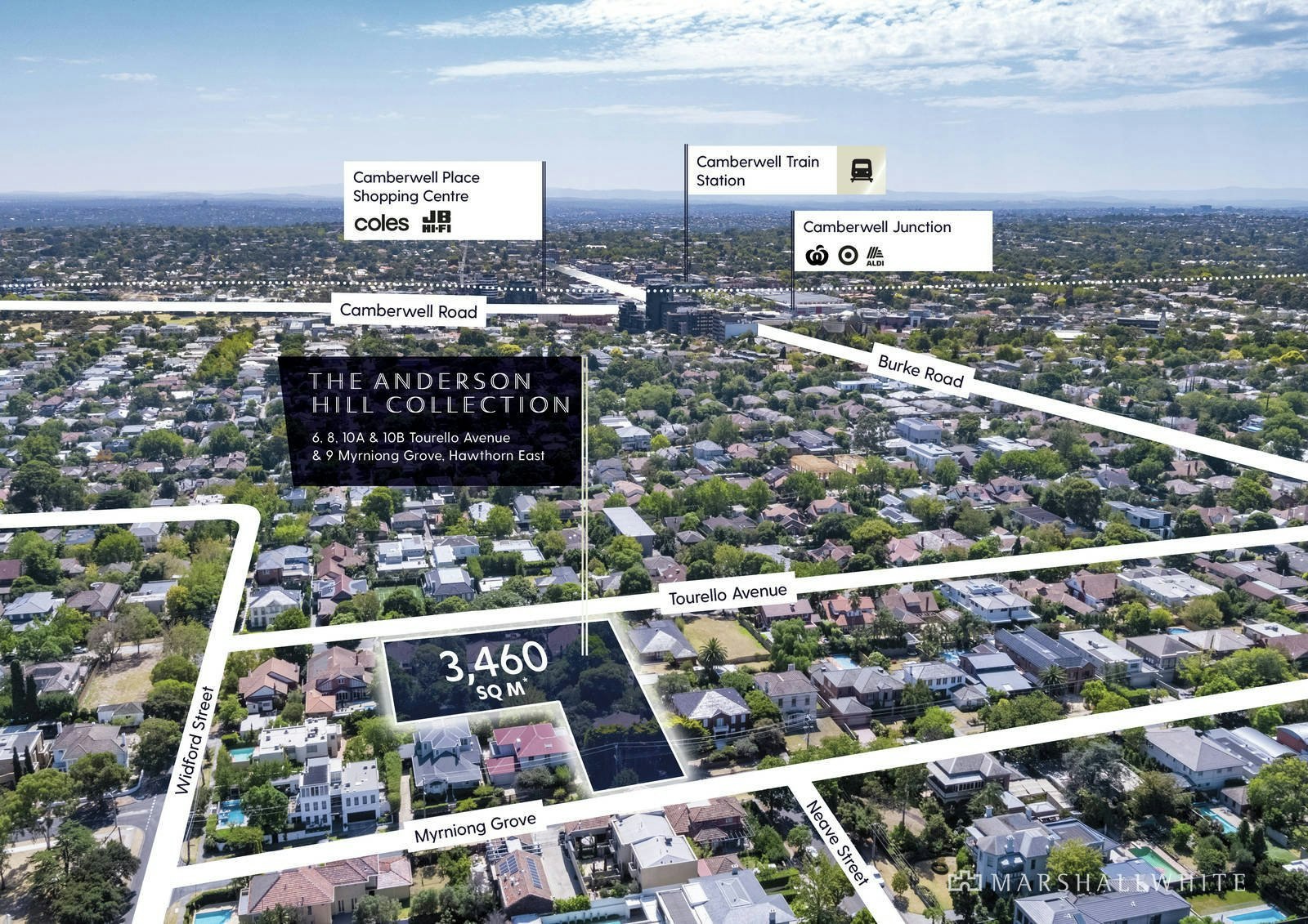 6, 8 & 10 Tourello Avenue & 9 Myrniong Grove, Hawthorn East, VIC