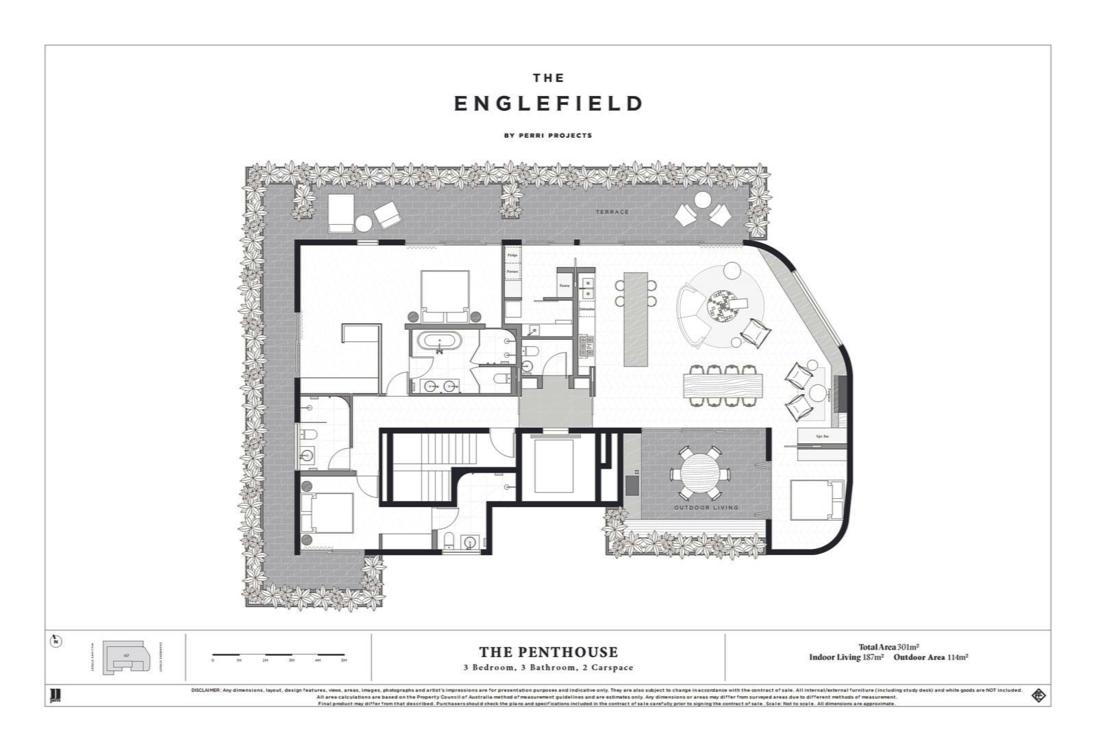Penthouse, 19 Chambers Street, South Yarra, VIC