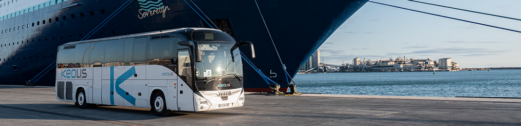 Location de d’autocars avec chauffeur pour professionnels du tourisme (crédit Keolis Courriers du Midi)