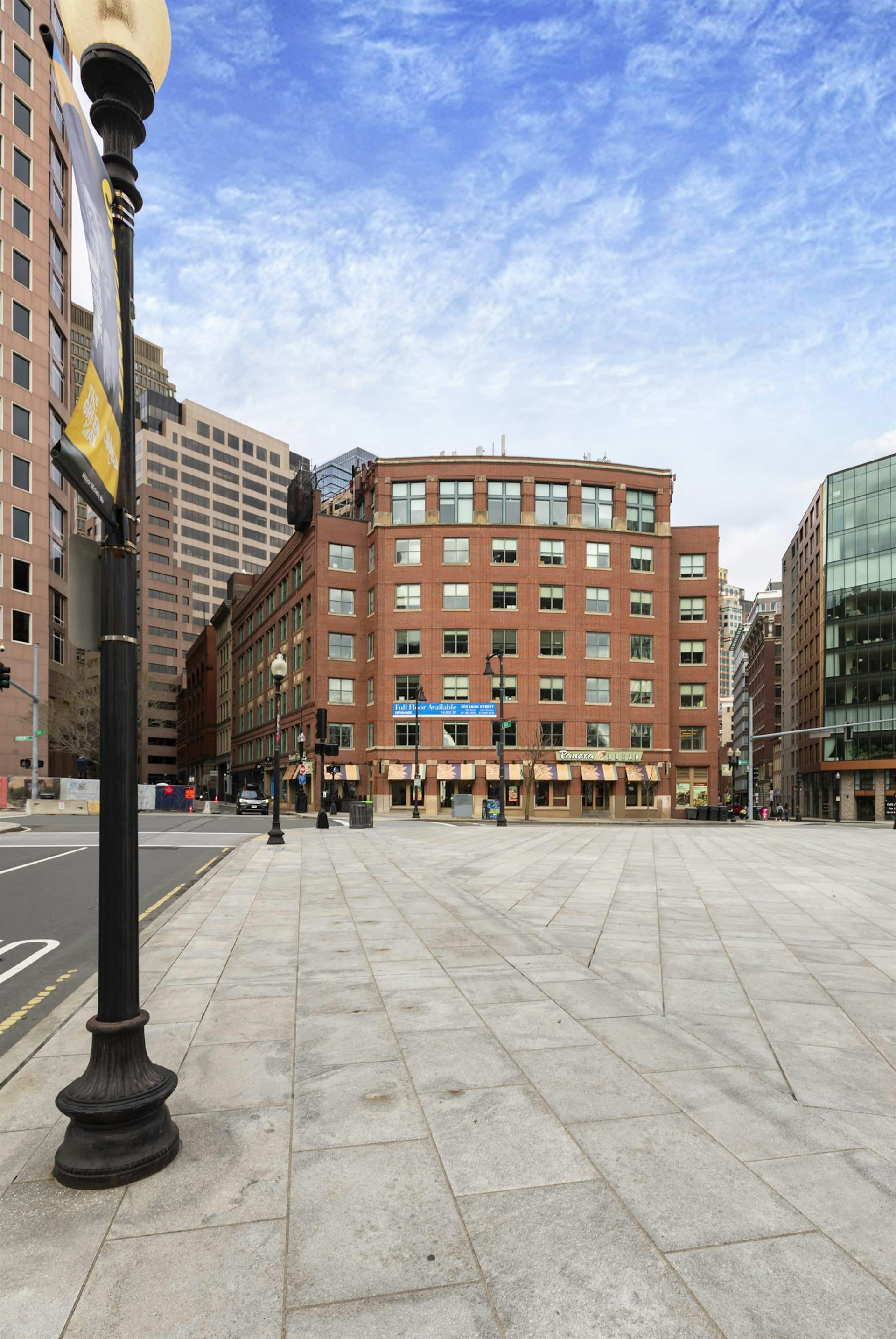 The exterior of a building in Boston