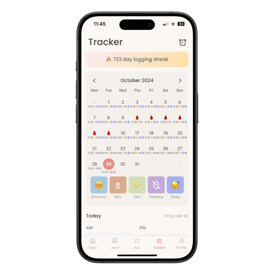 teen period tracker