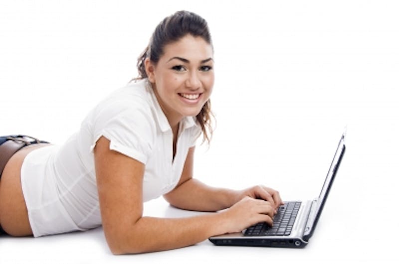 Woman on laptop