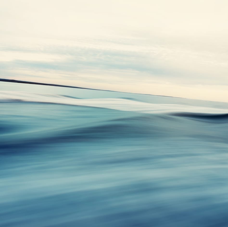 Close up of ripples in water
