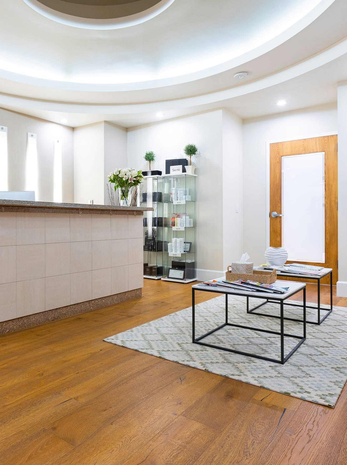 Reception area at Dr. Bolitho's