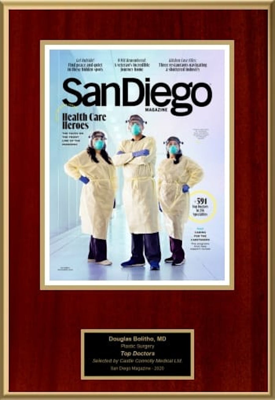 SanDiego Magazine award Dr. Glynn Bolitho