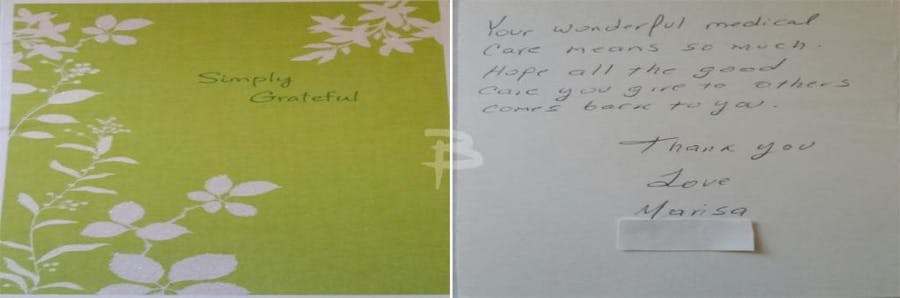 Thank you letter to Dr. Bolitho #5