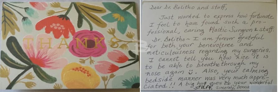 Thank you letter to Dr. Bolitho #9