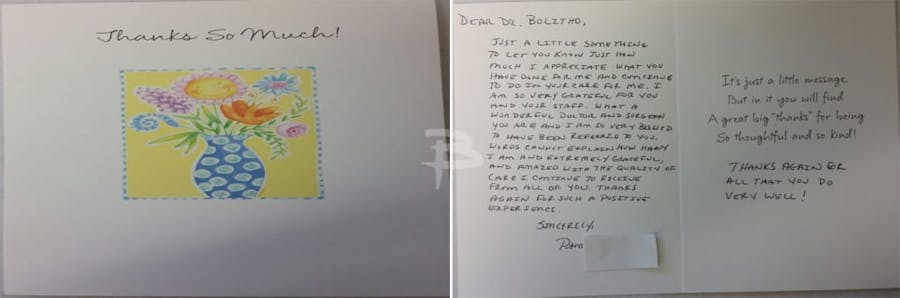 Thank you letter to Dr. Bolitho #11
