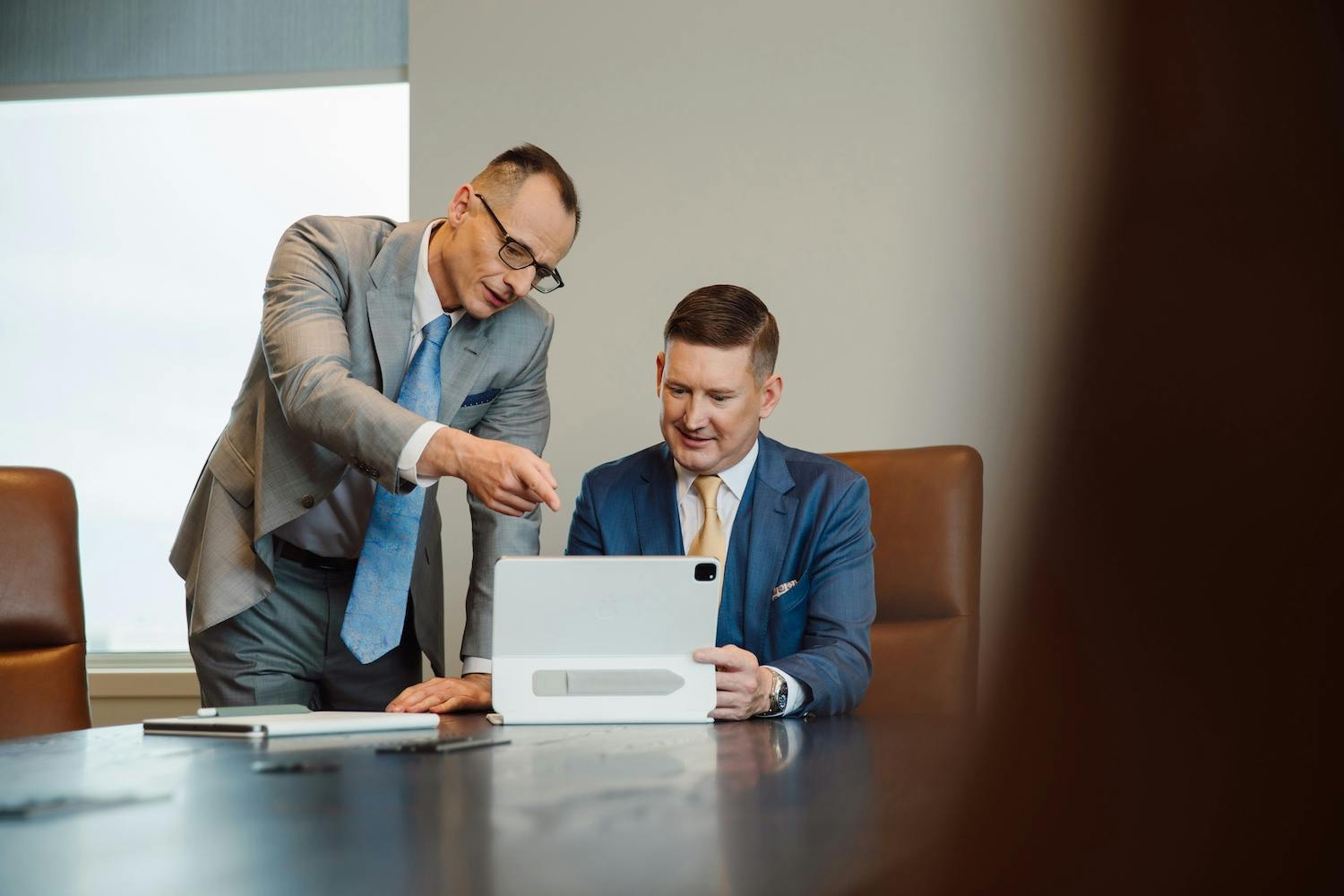 Dr. Tek and Dr. Endress virtual consultation