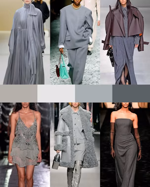 Gris: el color del otoño para un look con estilo y atemporal