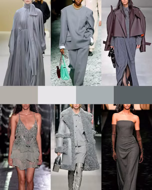 Gris: el color del otoño para un look con estilo y atemporal