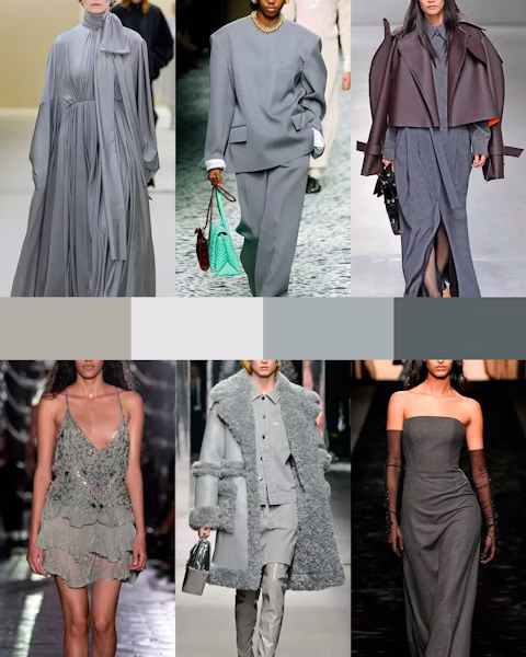 Gris: el color del otoño para un look con estilo y atemporal