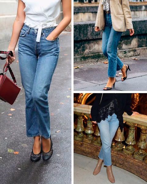 Cómo combinar los jeans bootcut