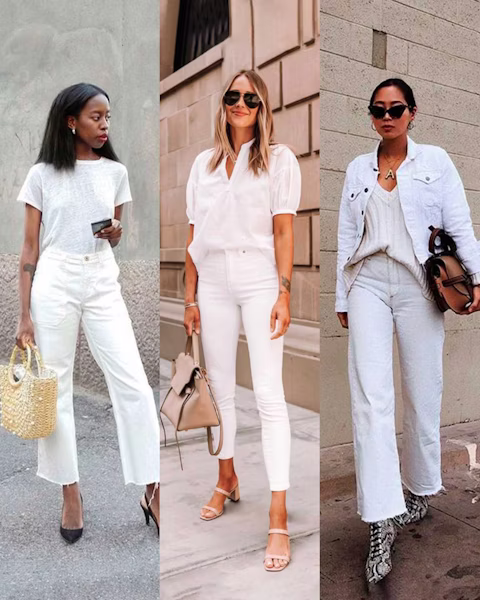 Quelle tenue avec votre pantalon blanc cette saison