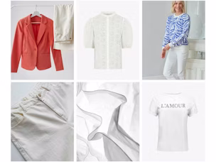 Chaves para combinar a cor branca