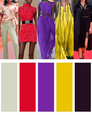 5 colour trends for Spring Summer 2022