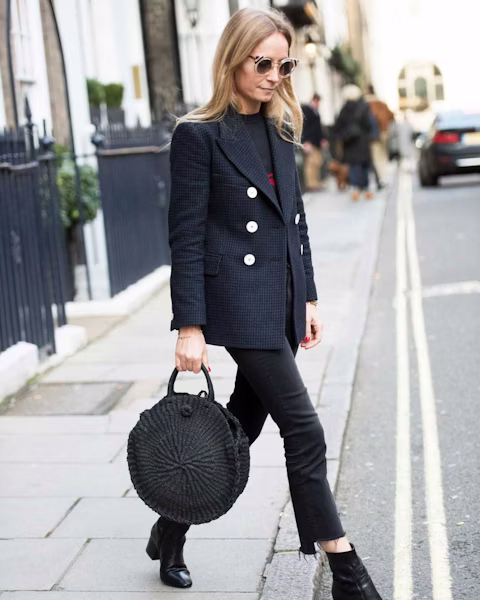¿Cómo combinar un pantalón negro este otoño?
