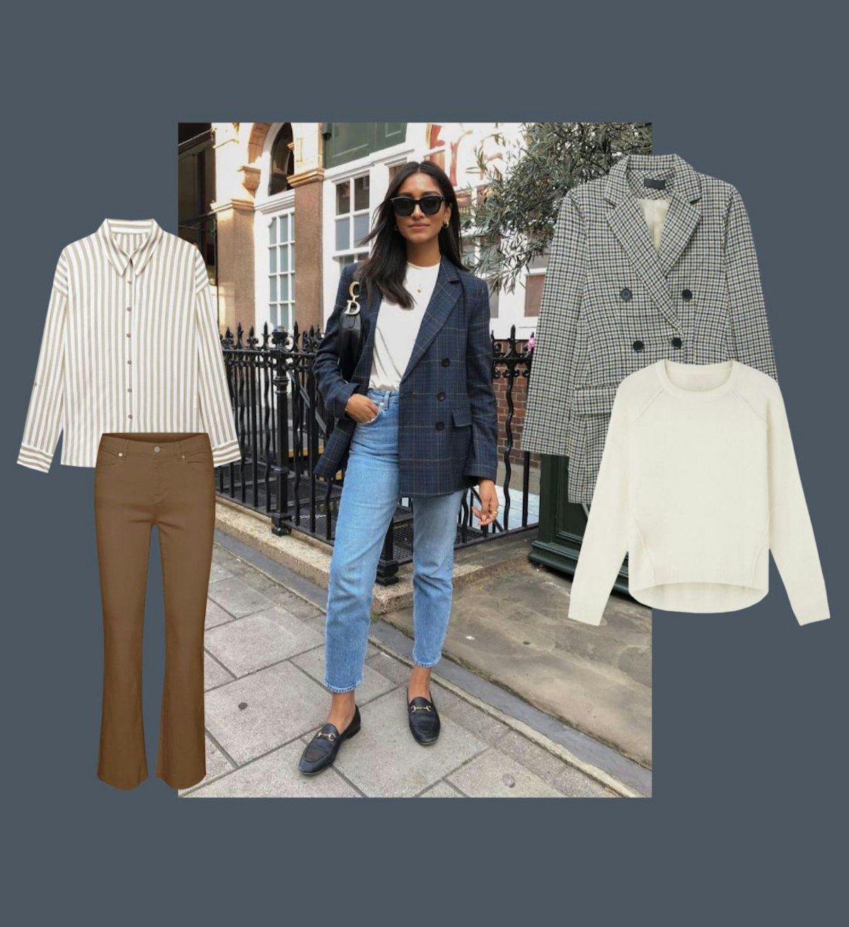 Come abbinare il blazer a quadri quest autunno