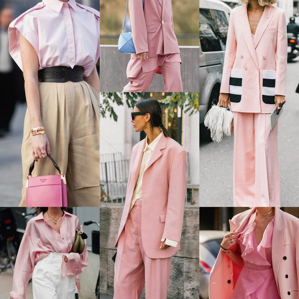 Combinaciones de ropa color rosa palo hotsell