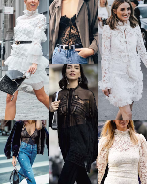 Entrez dans la tendance dentelle