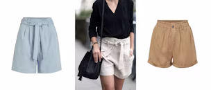 look estivi con paperbag corto