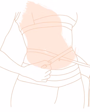 come nascondere vita e pancia con i vestiti