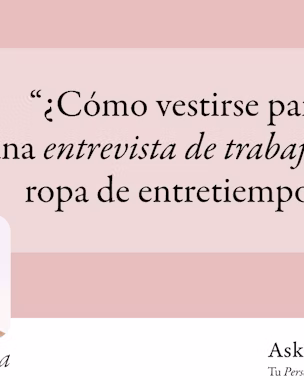 ¿Cómo vestir para una entrevista de trabajo con ropa de entretiempo?