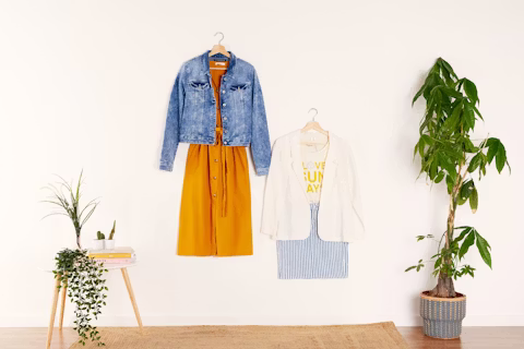 Looks de verano con chaqueta vaquera y blazer blanca