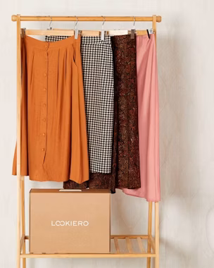 jupe midi look automne