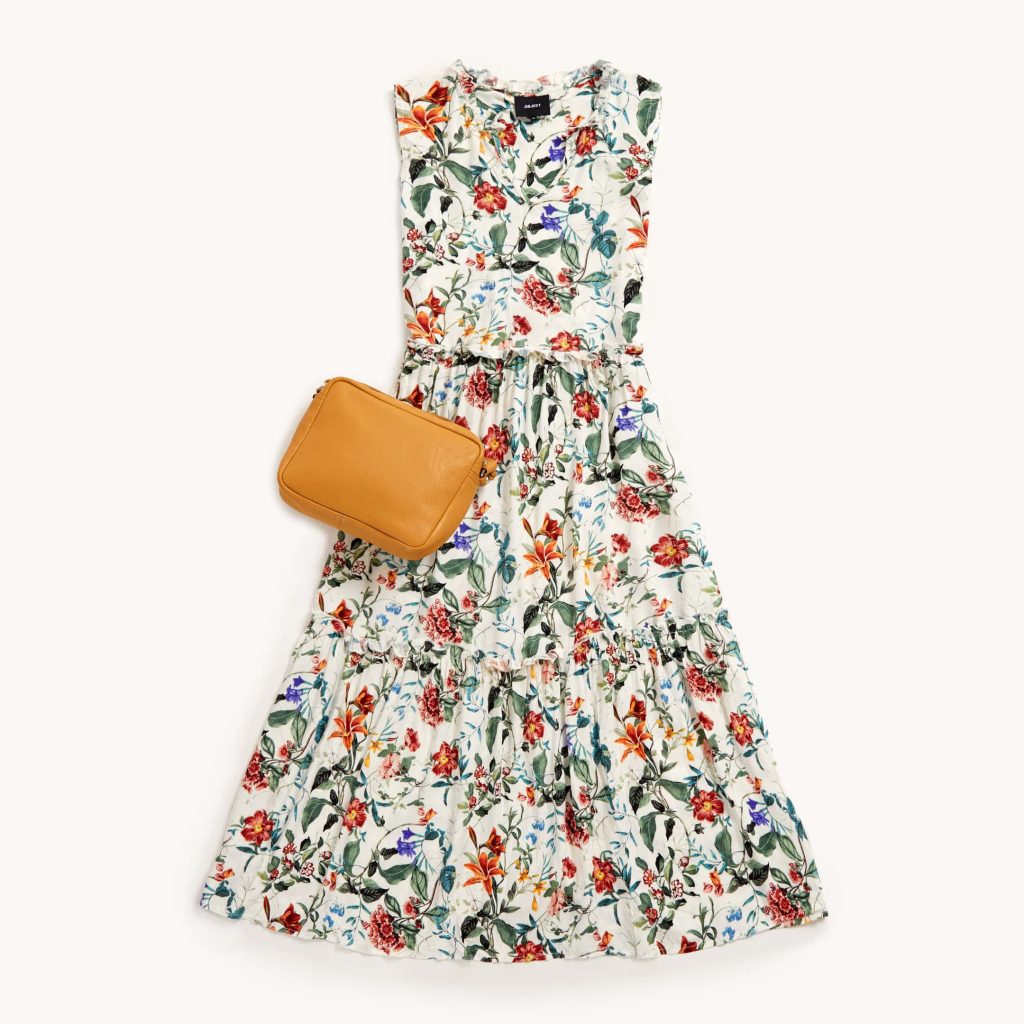 Vestido maxi de estampado floral