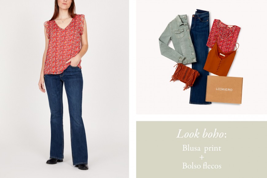 jeans flare 70 chic