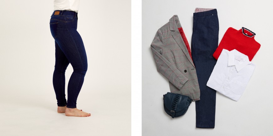 jeans para mujer con cuerpo triángulo