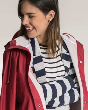 Blazer de rayas marinero