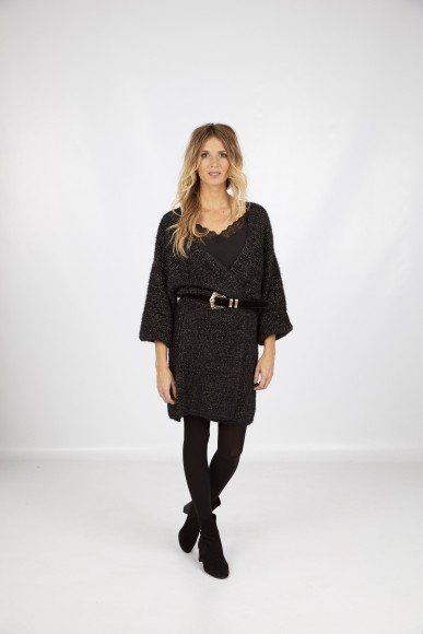 Maxi-cárdigan tipo vestido