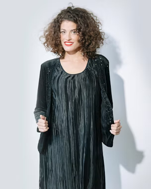 Vestido elegante para cena de empresa