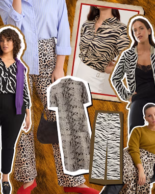 Kleidung mit Animal-Print: Kleider, Röcke, Hosen und Accessoires.