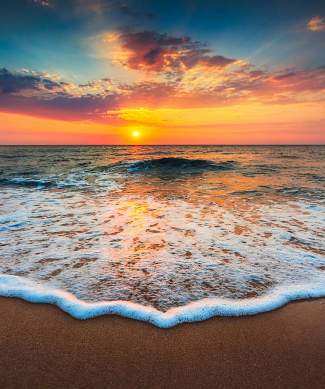 beach at sunset